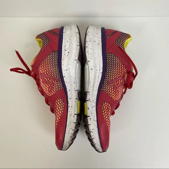 VIONIC 335 Elation 1.0 Walker Sneaker Shoes Size 8 Red Pink Purple Yellow White - Picture 5 of 13